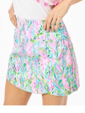 Lillly Pulitzer Becki Skort Unicorn of the Sea sz 12